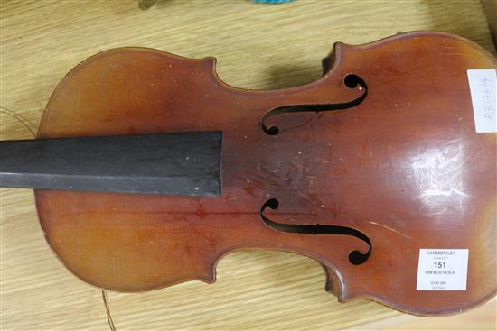 A French viola, for restoration